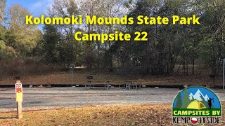 Kolomoki Mounds State Park Campsite 22 | Campsite Review for Georgia State Parks