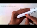 How to open Moto E band and insert a SIM card and microSD card