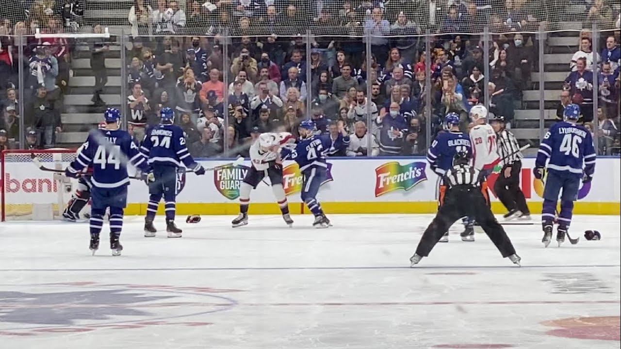 CapitalsLeafs FIGHT YouTube