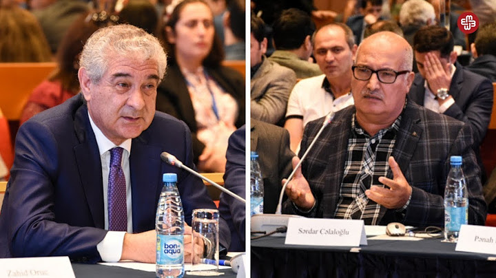 Sərdar Cəlaloğlu ilə Əli Əhmədovun mübahisəsi