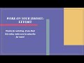 Work on your Idioms: Effort