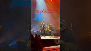 Kirk Hammet and Robert Trujillo on stage act (Metallica Concert) #rockmusic #guitarist