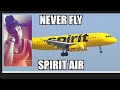 I'll NEVER fly SPIRIT airlines! My personal experience + VIDEOS clips from the flight