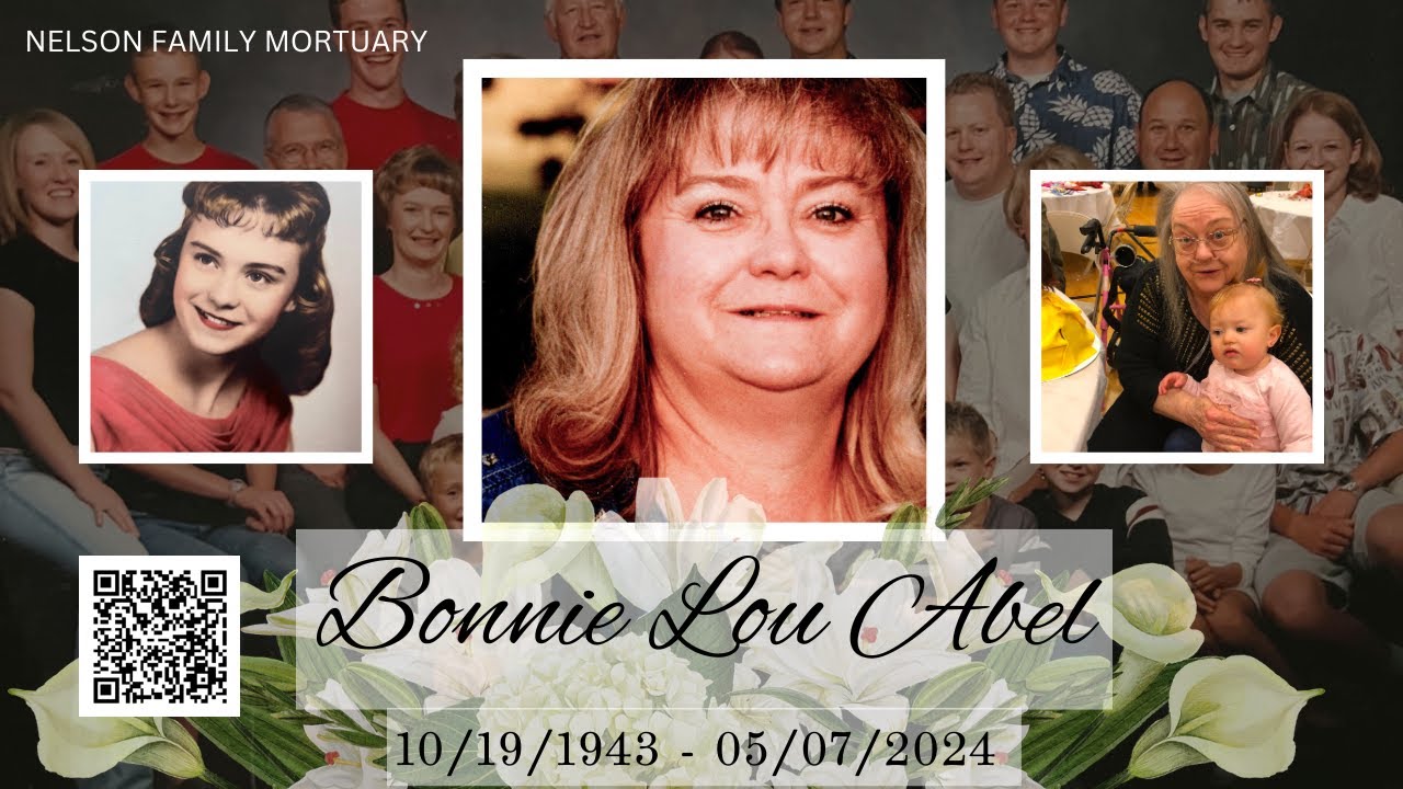 Bonnie Lou Abel Funeral Service - YouTube