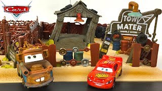 UNBOXING DISNEY PIXAR CARS 3 TRAVEL TIME MACK WITH LUIGI & GUIDO LAUNCHER AND WILLY'S BUTTE RACE FUN by DisneyToysReview 2,902 views 4 years ago 13 minutes, 53 seconds