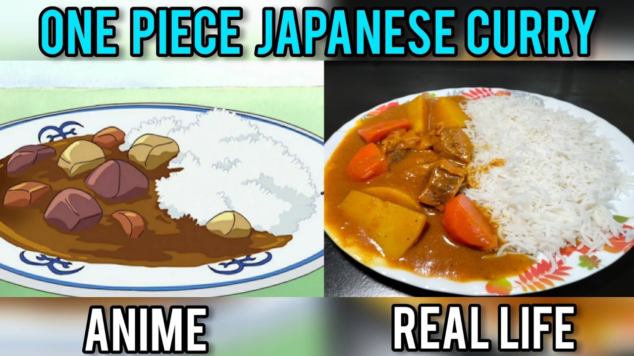 One Piece Japanese Curry (Marine Curry) Sanji & taijo's Meat Curry One Piece Food YouTube