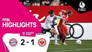 FC Bayern München 2 - 1 Eintracht Frankfurt | Highlights FLYERALARM Frauen-Bundesliga 22/23