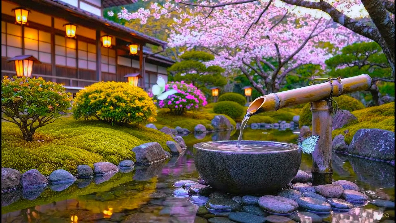 Peaceful Music to Relieve Stress & Anxiety | 🌿 Healing Piano & Bamboo Water for Deep Sleep