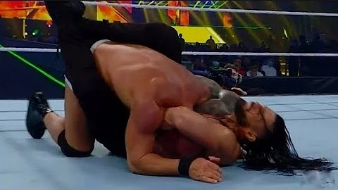 Roman Reigns vs. Goldberg Universal Tital Match - WWE Elimination chamber 02/19/2022 Highlights HD