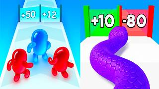 Join Blob Clash 3D vs Snake Run | MAX LEVEL Unlocked! Only 1% Can Win! TiktokAndroid iOS Gameplay screenshot 1