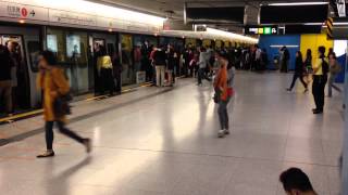 Admiralty Station at rush hour