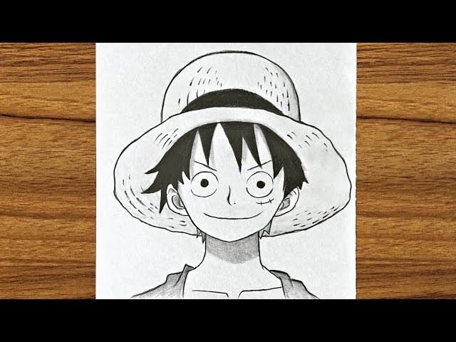 How to Draw Monkey D. Luffy from One Piece - Really Easy Drawing Tutorial