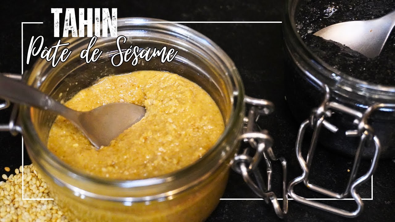 TAHIN, recette facile et rapide de la pâte de sésame faite maison | À