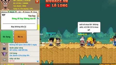 Ngọc rồng online - Cho nick ngọc rồng có bông tai