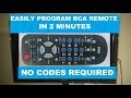 RCA Universal Remote (RCR504BR) Programming For TV