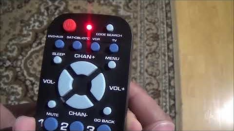 RCA Universal Remote (RCR504BR) Programming For TV