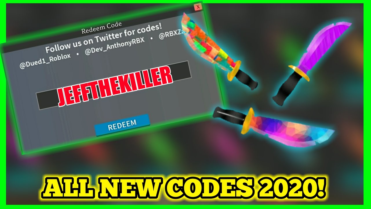 Knife Codes For Survive The Killer On Roblox
