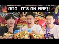 Korean Boys Reaction To American Spicy Chips, Koreans Try American Snacks
