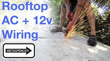 Air Conditioner & 12v Block Install -- Prison Bus Conversion #37