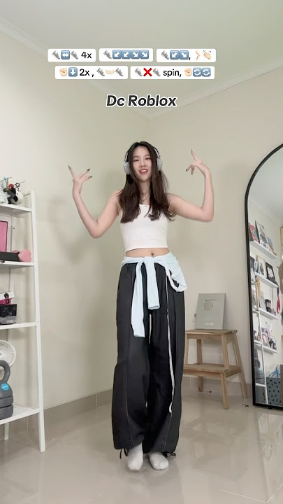 DC ROBLOX 🌪️⚡️Dj rindu aku rindu kamu #tutorial #dance #trending #robloxdance