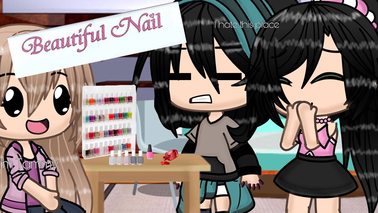  Nail Salon // Gacha Life // Skit YouTube