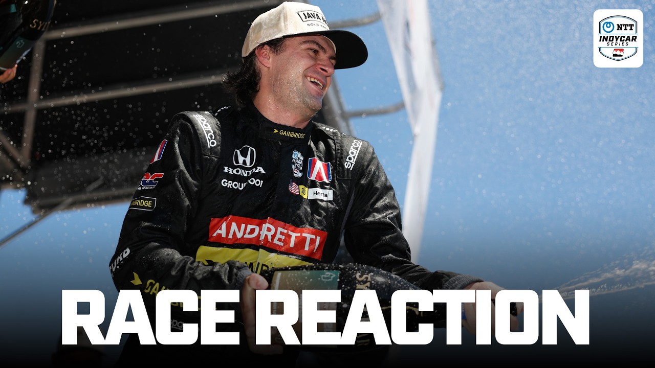 Post-Race Reactions from the Podium | 2025 INDYCAR at Laguna Seca