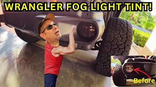 Easy Jeep Wrangler Fog Light Tint!