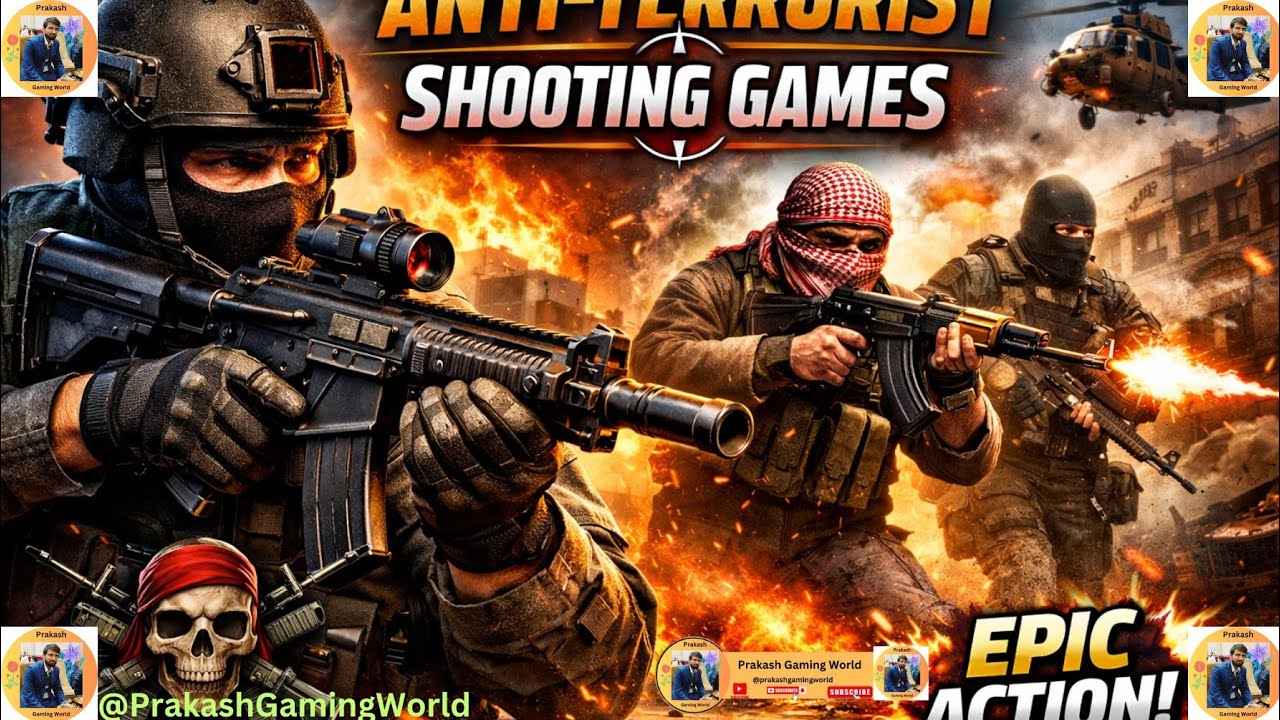 Anti Terrorist Shooting Games| Action Games | shooting | #gaming #games 