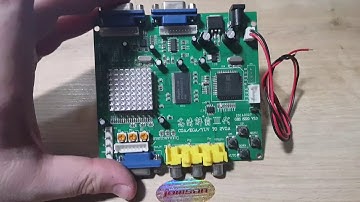CGA/EGA/YUV TO VGA converter by Jomsan Spare Parts Department