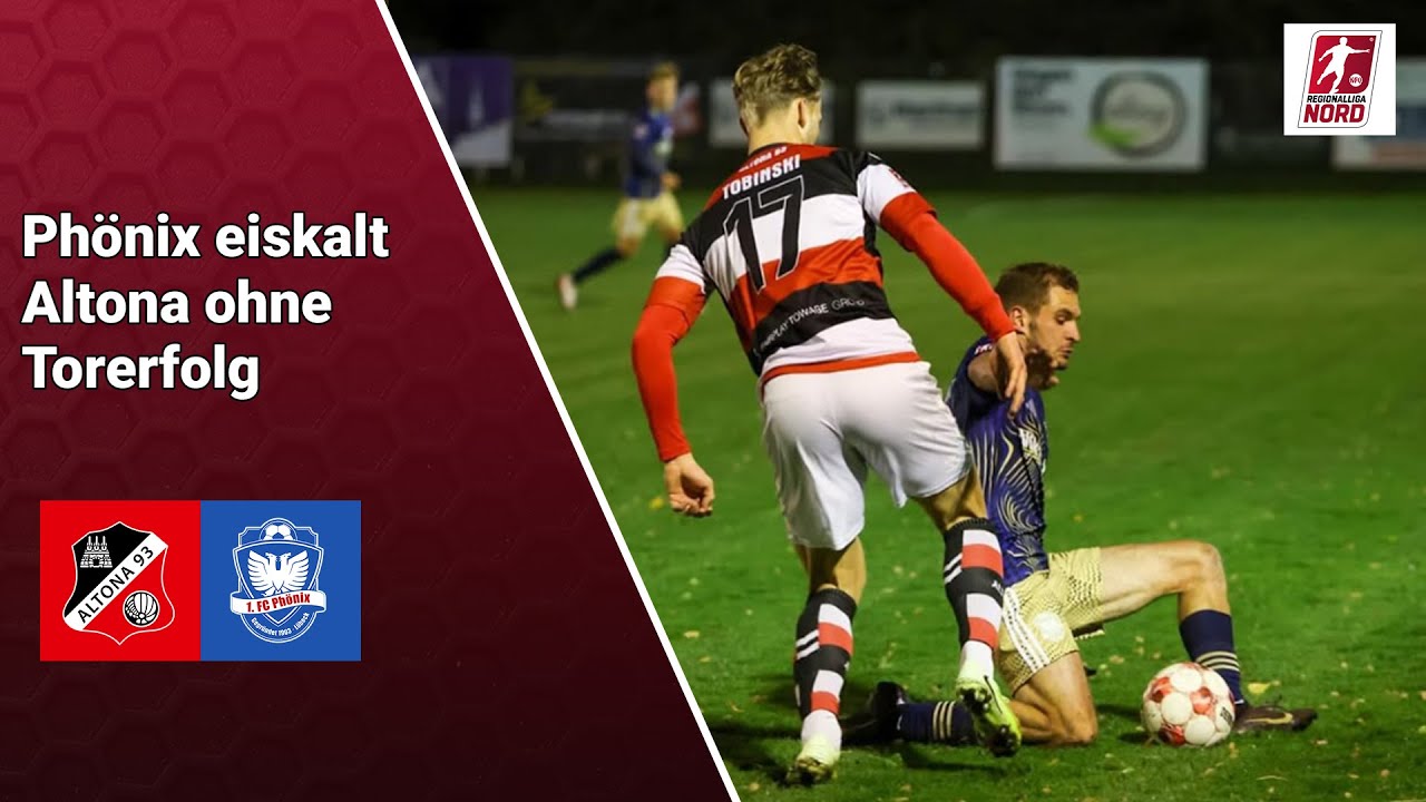 Altona 93 - 1. FC Phönix Lübeck  | Regionalliga Nord 16. Spieltag