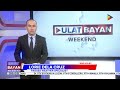 Ulat ng panahon mula kay PAGASA Weather Specialist Lorie Dela Cruz