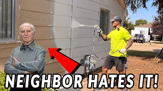 Painting The Abandoned House. Neighbors had problem! (EP.12)