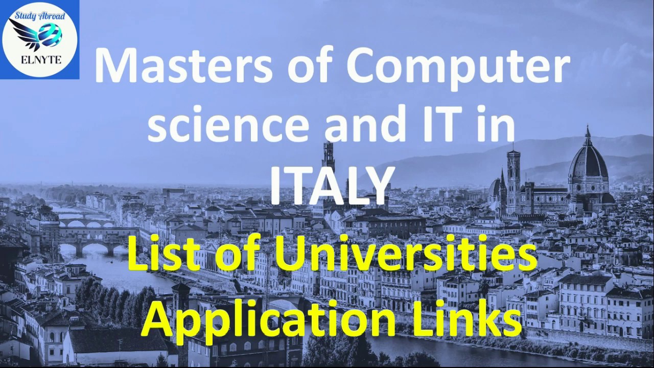 phd in computer science in italy