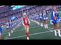 Dallas Cowboys cheerleaders perform thunderstruck pregame 1/16/22