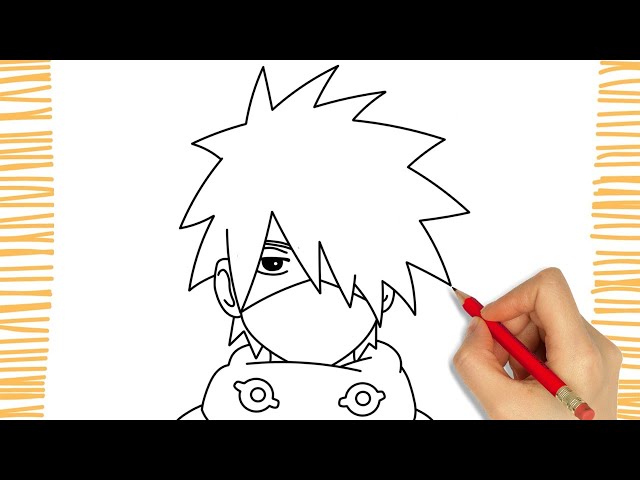 pt 1 do desenho do Kakashi kid #ashashtasgs #naruto #kakashi #fy