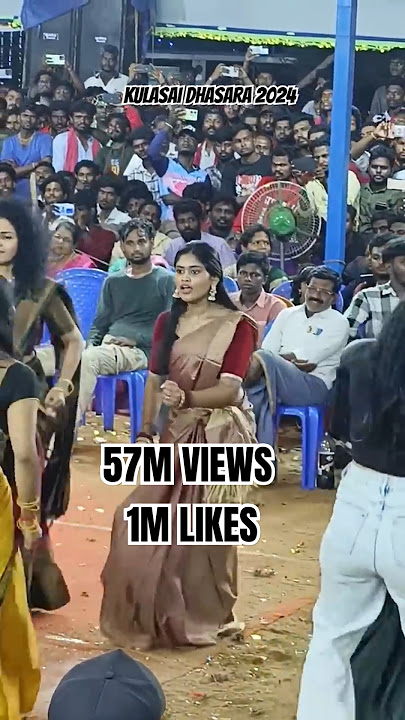 Tamil actress dance in kulasai dhasara #kulasaidasara2024 #shorts #shortsdance #dance #entertainment