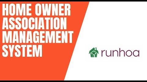 RunHOA - Home Owner Management System