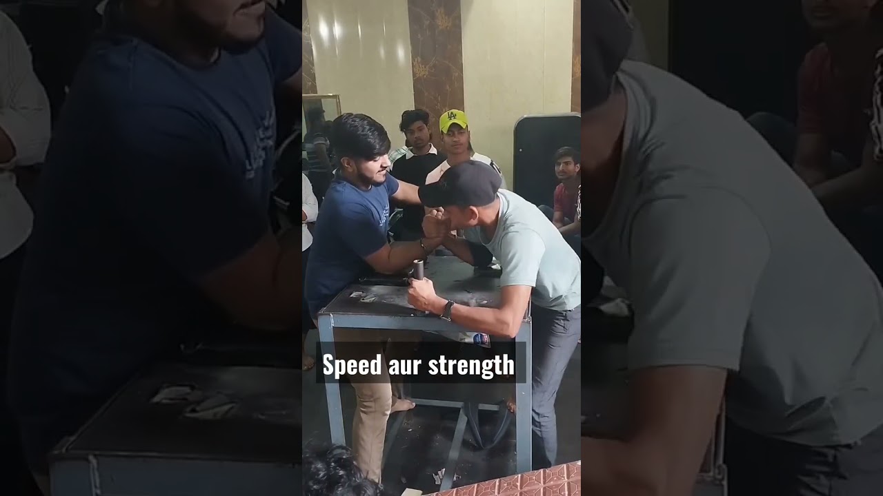 speed aur strength #arm wrestling #viral #video