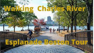 Walking Tour Of Charles River Esplanade-Back Bay Boston Neighborhood