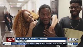 Janet Jackson surprise for fan