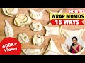 How to wrap Momos - 15 ways I Veg Momos Recipe | by Aarum Kitchen