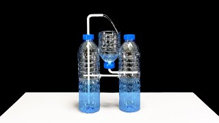 Make Fountain With Plastic Bottle Ver.17 | น้ำพุแรงดันอากาศ ไม่ใช้ไฟฟ้า แบบที่ 17