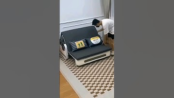 Foldable sofa bed two in one | Folding furniture ideas | Folding Furniture For Small Spaces #shorts