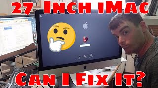 BROKEN 27 Inch iMac off EBAY - CAN I FIX IT? (Late 2013 wth snowy screen)
