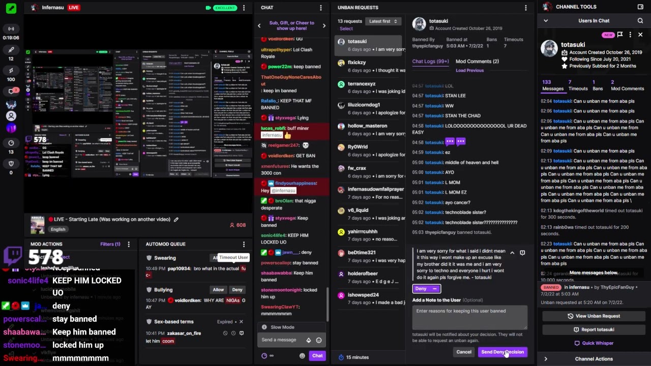 So I Finally Did My Twitch Unban Forms YouTube