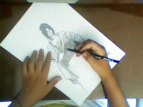 Drawing Sasuke Uchiha Full Body Youtube