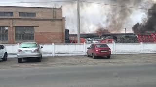 Пожар в Оренбурге на ул. Шоссейной 24 апреля 2020 г.