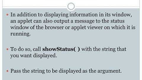 CS 206 OODP APPLET PART 2 MODULE 5