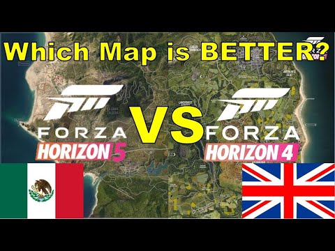 Forza Horizon 4 Map