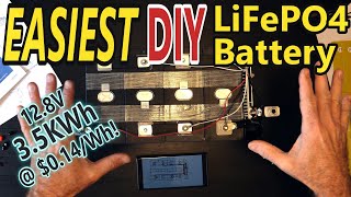 EASIEST DIY LiFePO4 BATTERY BUILD:  Licitti 280Ah Battery Kit